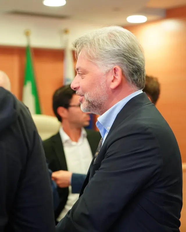 Relatori e ospiti prima dell'inizio