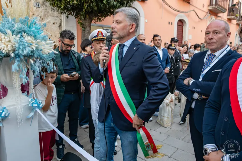 Il taglio del nastro della 184ª Fiera d'Ottobre
