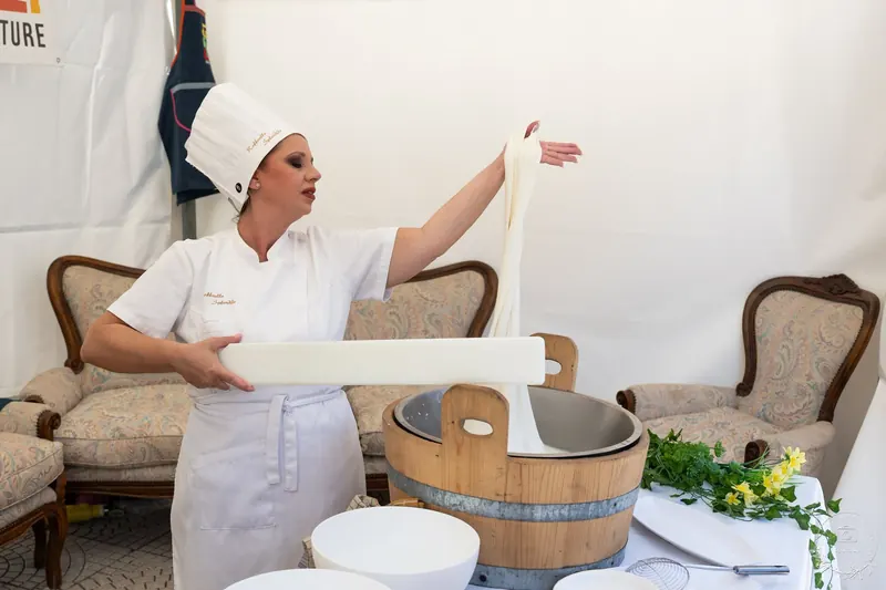 Show cooking: la filatura a mano